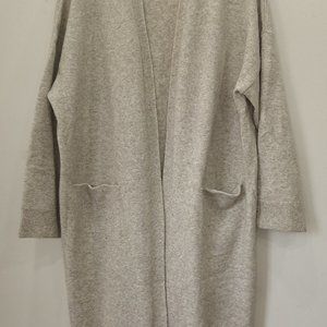 New Massimo Dutti Full Sleeves Open Long Cardigan